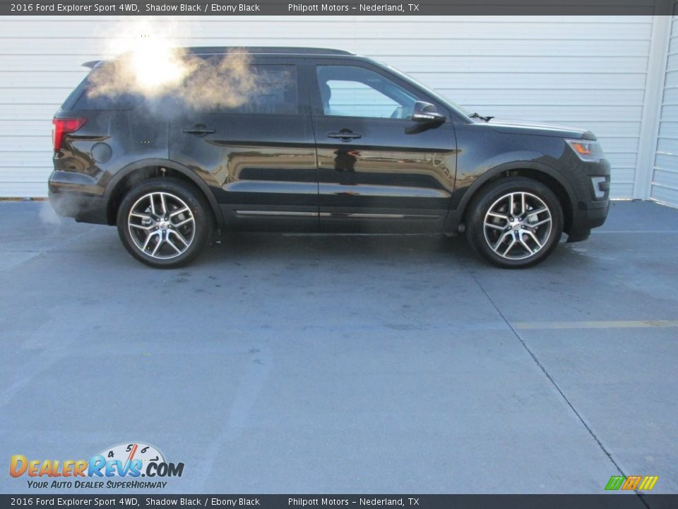 2016 Ford Explorer Sport 4WD Shadow Black / Ebony Black Photo #3