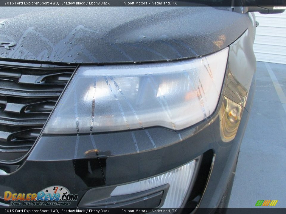 2016 Ford Explorer Sport 4WD Shadow Black / Ebony Black Photo #9