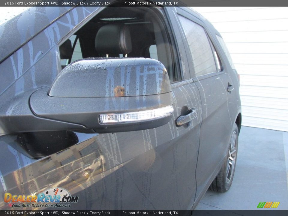 2016 Ford Explorer Sport 4WD Shadow Black / Ebony Black Photo #12