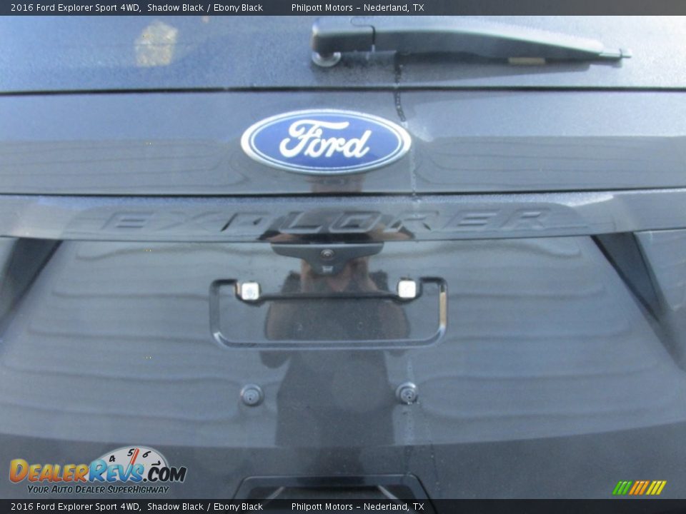 2016 Ford Explorer Sport 4WD Shadow Black / Ebony Black Photo #14