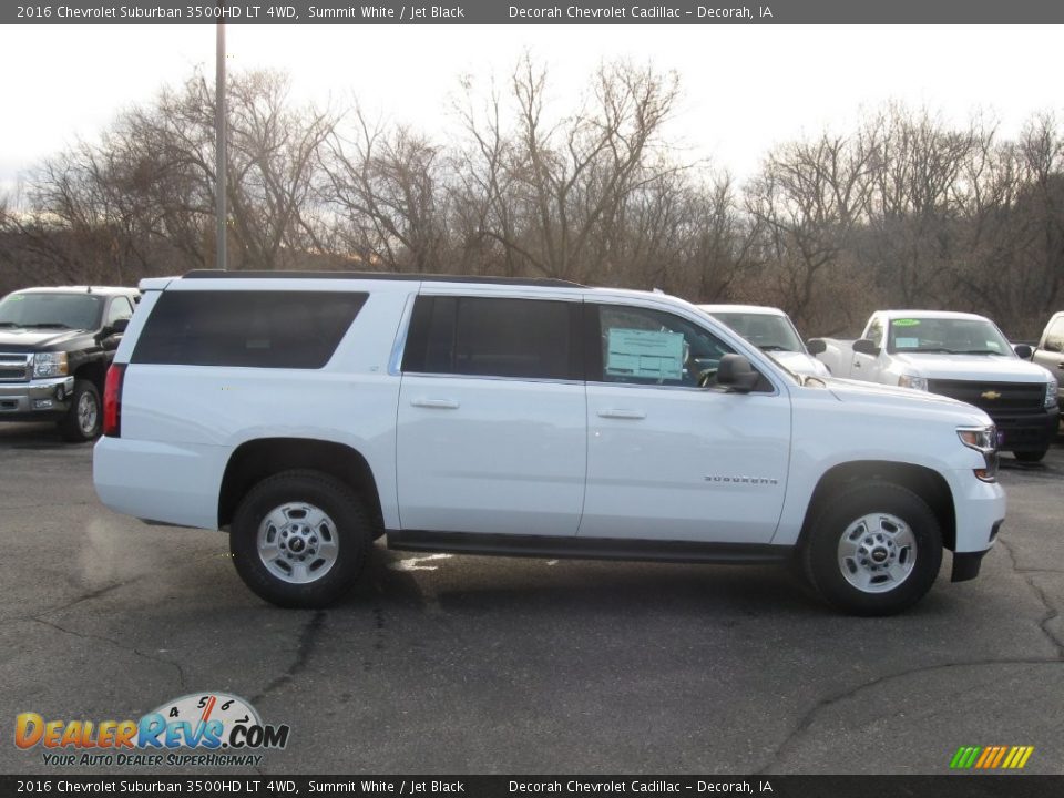Summit White 2016 Chevrolet Suburban 3500HD LT 4WD Photo #8