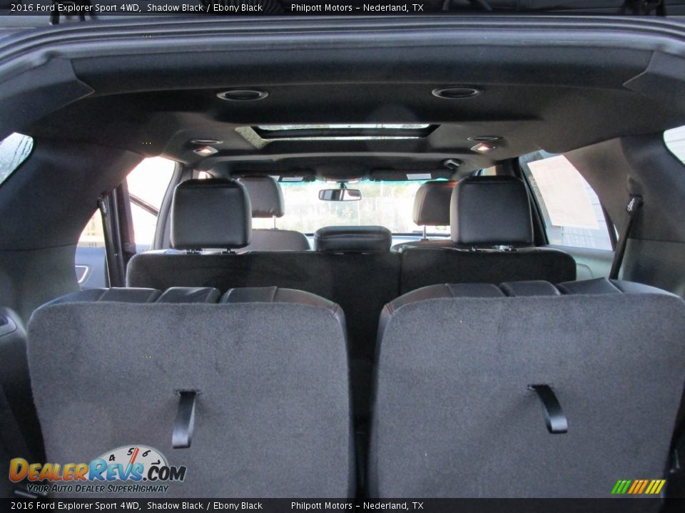 2016 Ford Explorer Sport 4WD Shadow Black / Ebony Black Photo #17