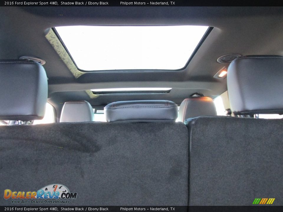 2016 Ford Explorer Sport 4WD Shadow Black / Ebony Black Photo #19