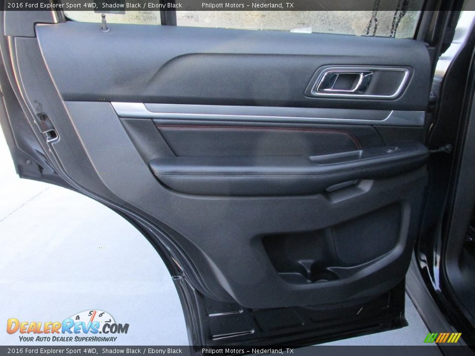 2016 Ford Explorer Sport 4WD Shadow Black / Ebony Black Photo #21