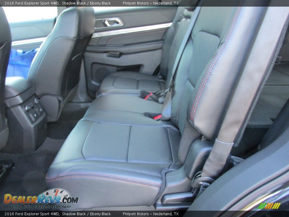 2016 Ford Explorer Sport 4WD Shadow Black / Ebony Black Photo #22