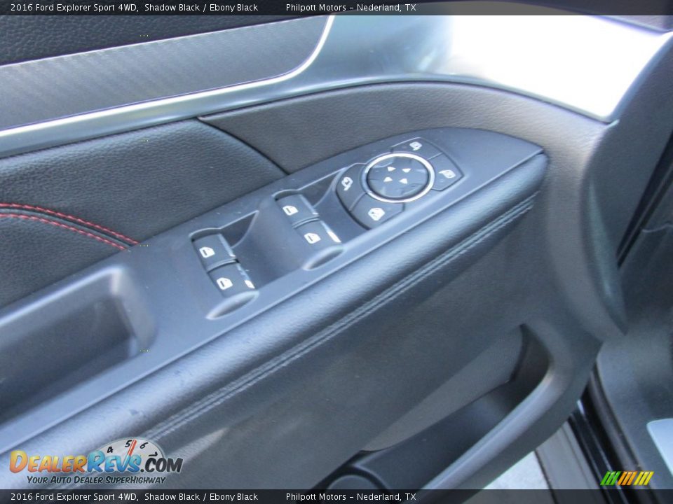 2016 Ford Explorer Sport 4WD Shadow Black / Ebony Black Photo #24