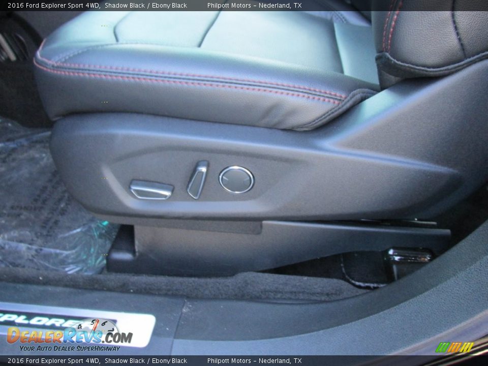 2016 Ford Explorer Sport 4WD Shadow Black / Ebony Black Photo #26