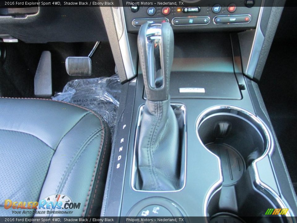 2016 Ford Explorer Sport 4WD Shadow Black / Ebony Black Photo #31