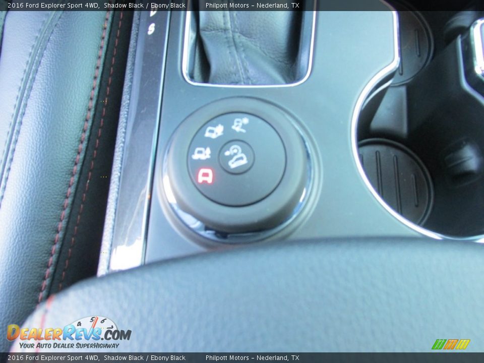 2016 Ford Explorer Sport 4WD Shadow Black / Ebony Black Photo #32