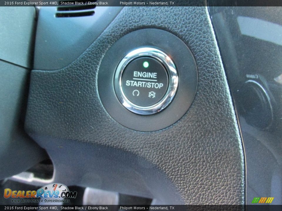 2016 Ford Explorer Sport 4WD Shadow Black / Ebony Black Photo #33