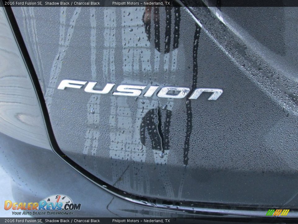 2016 Ford Fusion SE Shadow Black / Charcoal Black Photo #14