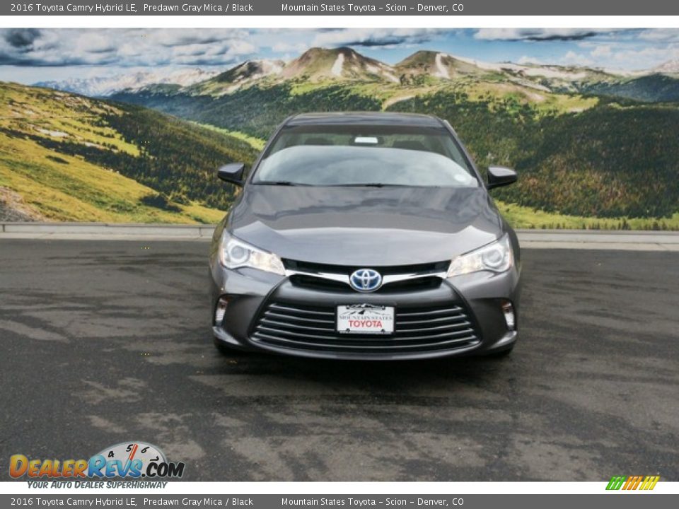 2016 Toyota Camry Hybrid LE Predawn Gray Mica / Black Photo #2