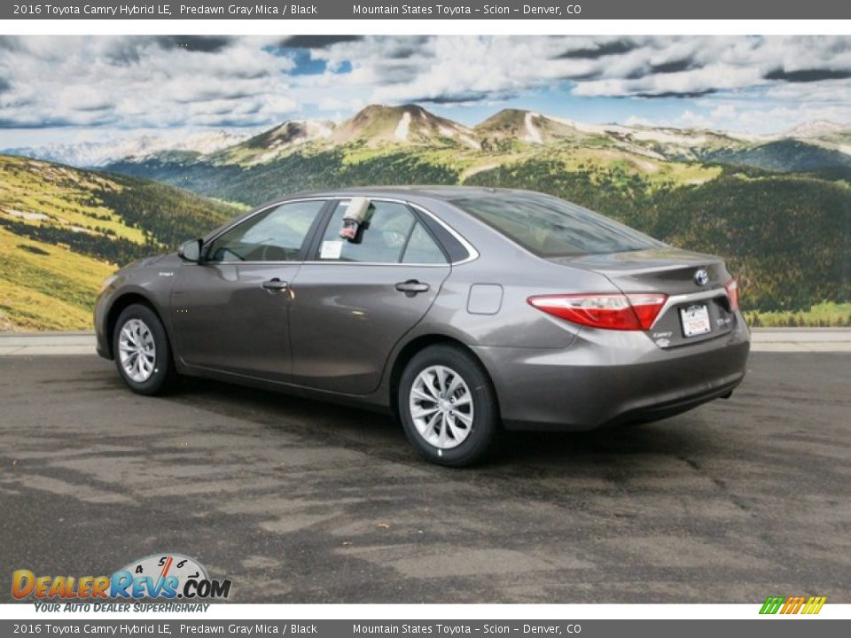 2016 Toyota Camry Hybrid LE Predawn Gray Mica / Black Photo #3