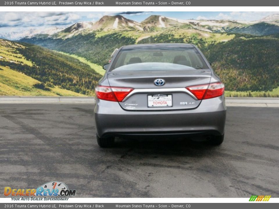 2016 Toyota Camry Hybrid LE Predawn Gray Mica / Black Photo #4