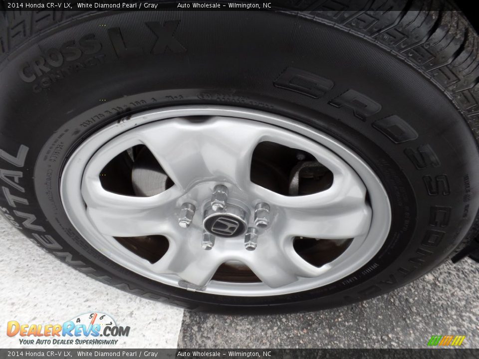 2014 Honda CR-V LX White Diamond Pearl / Gray Photo #7