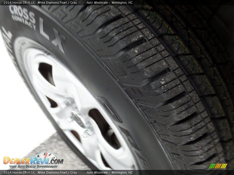 2014 Honda CR-V LX White Diamond Pearl / Gray Photo #8