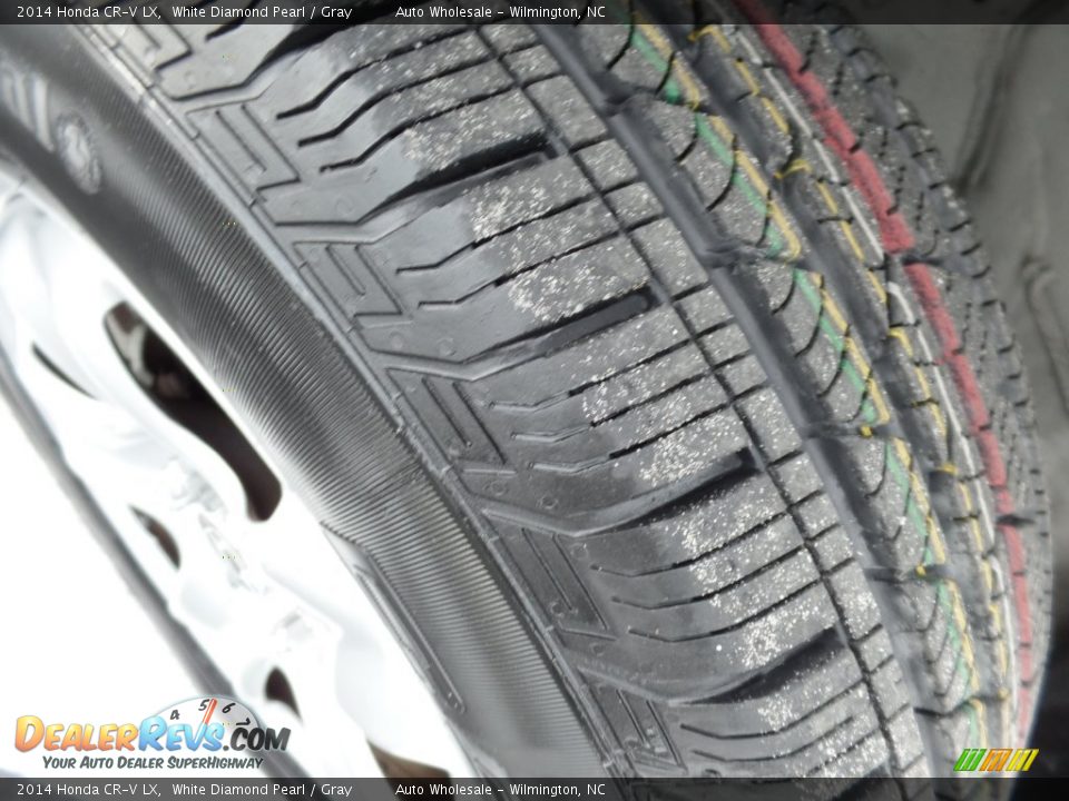 2014 Honda CR-V LX White Diamond Pearl / Gray Photo #9