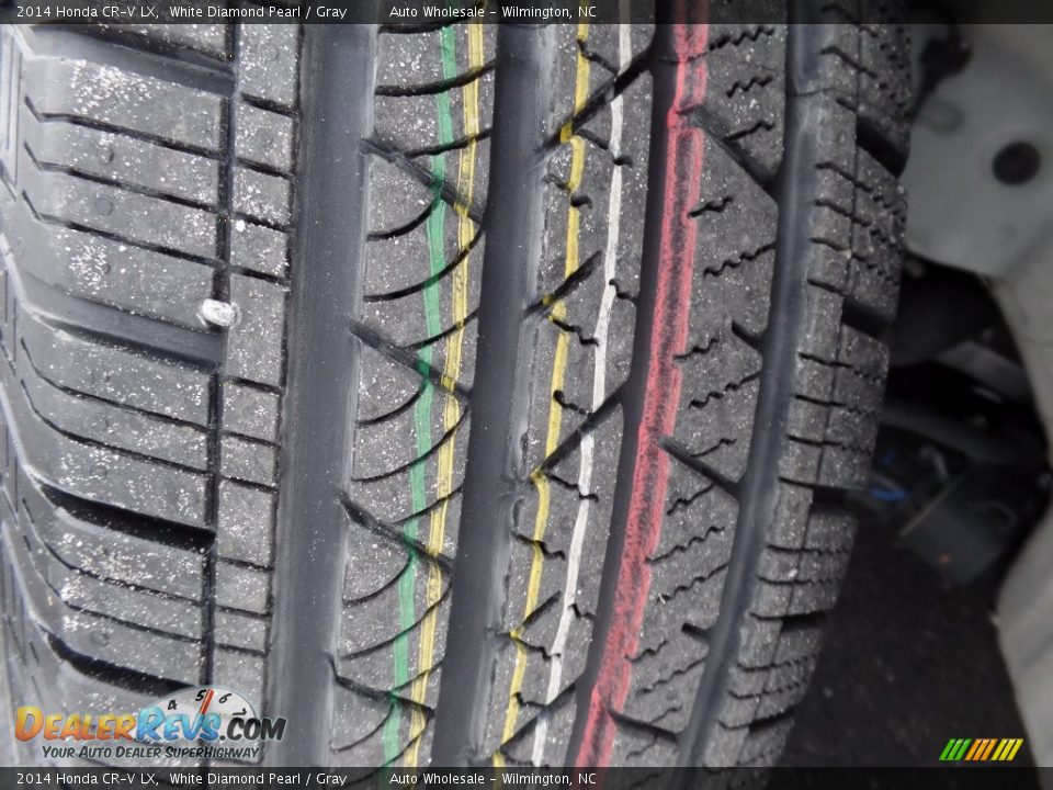 2014 Honda CR-V LX White Diamond Pearl / Gray Photo #10