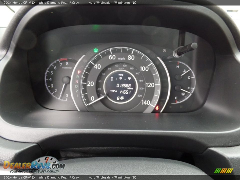 2014 Honda CR-V LX White Diamond Pearl / Gray Photo #16