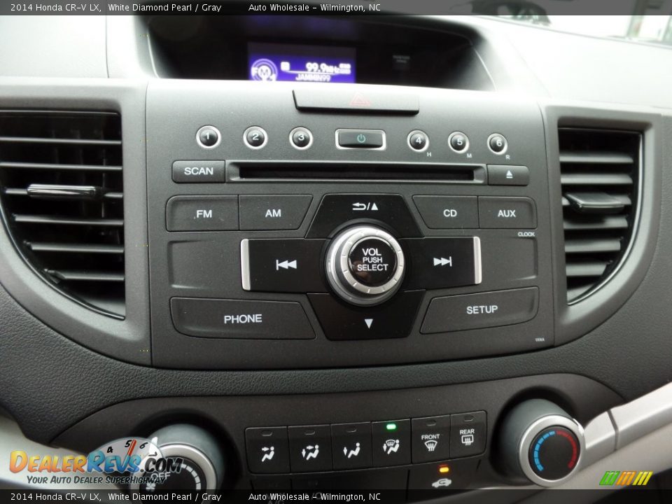 2014 Honda CR-V LX White Diamond Pearl / Gray Photo #17