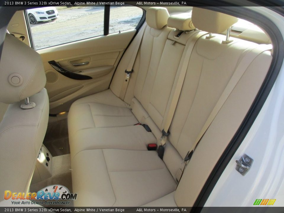 2013 BMW 3 Series 328i xDrive Sedan Alpine White / Venetian Beige Photo #15