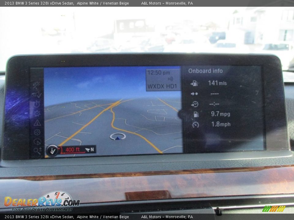 2013 BMW 3 Series 328i xDrive Sedan Alpine White / Venetian Beige Photo #17