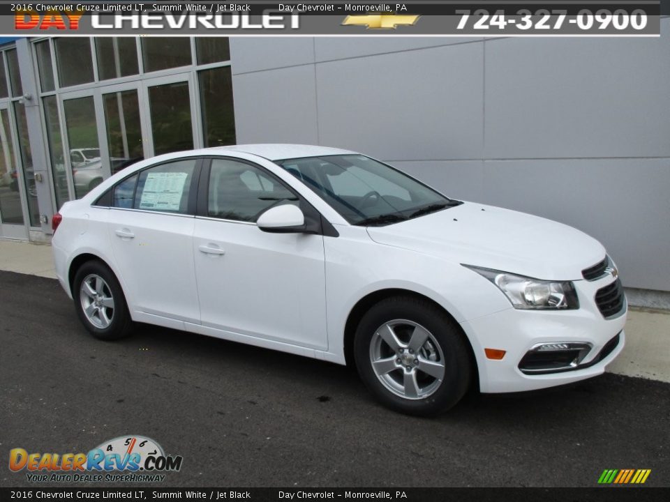 2016 Chevrolet Cruze Limited LT Summit White / Jet Black Photo #1