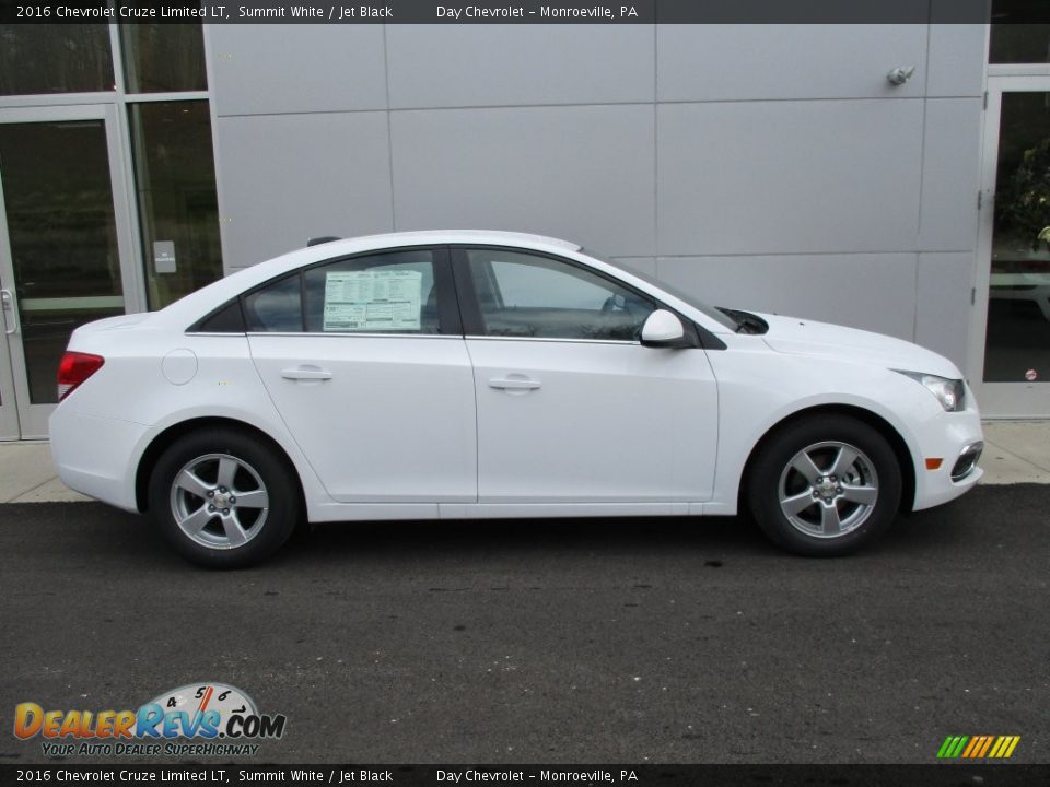2016 Chevrolet Cruze Limited LT Summit White / Jet Black Photo #2