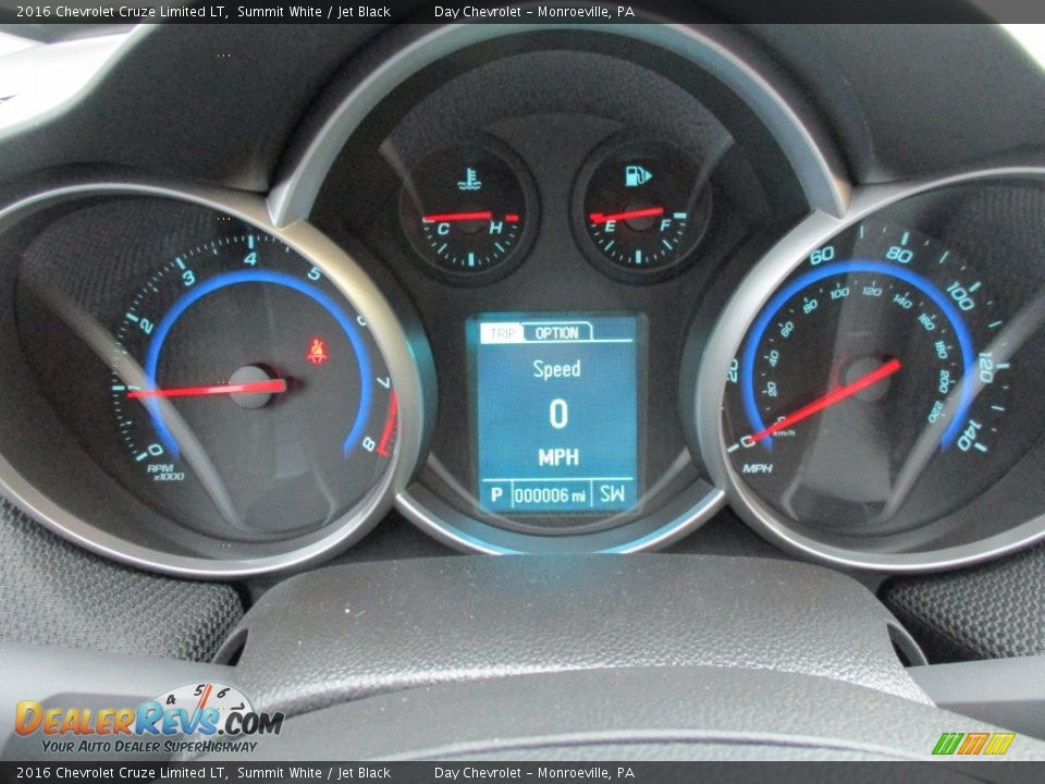 2016 Chevrolet Cruze Limited LT Summit White / Jet Black Photo #20