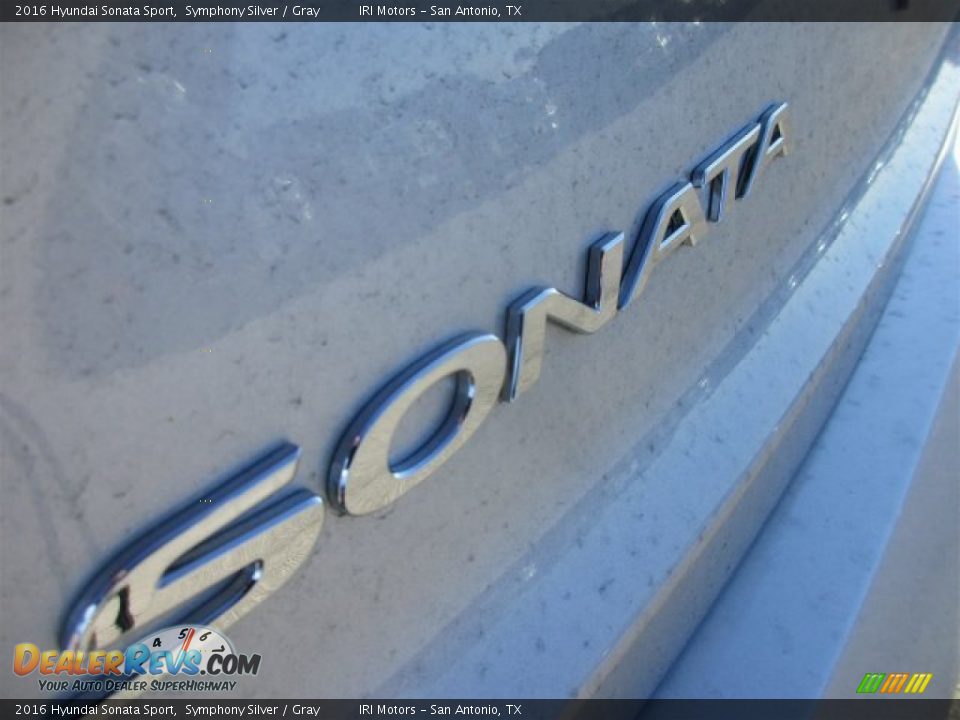 2016 Hyundai Sonata Sport Symphony Silver / Gray Photo #5