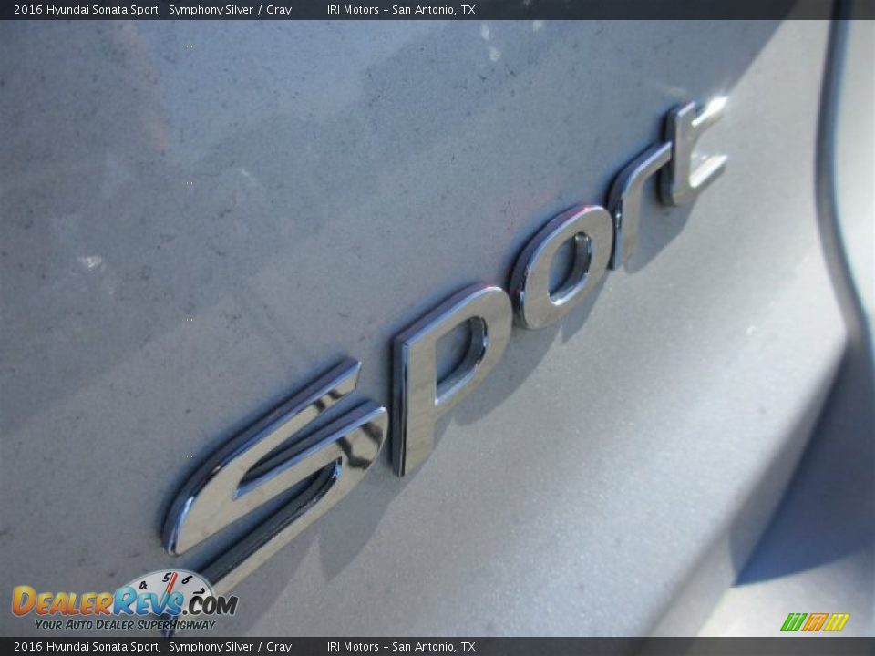 2016 Hyundai Sonata Sport Symphony Silver / Gray Photo #6