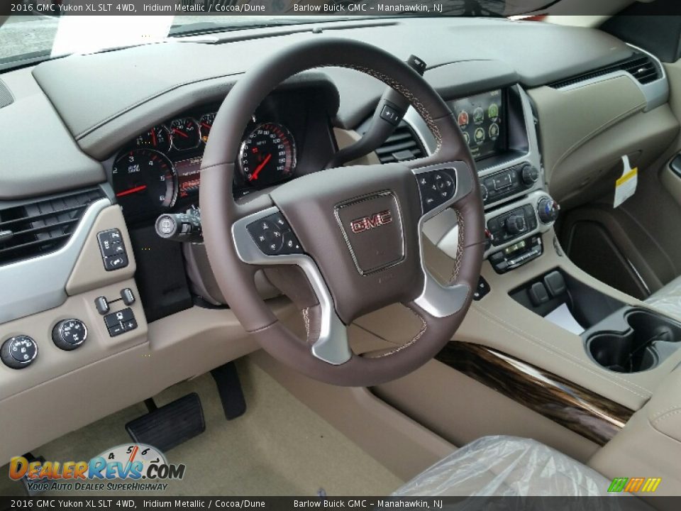 Cocoa/Dune Interior - 2016 GMC Yukon XL SLT 4WD Photo #6