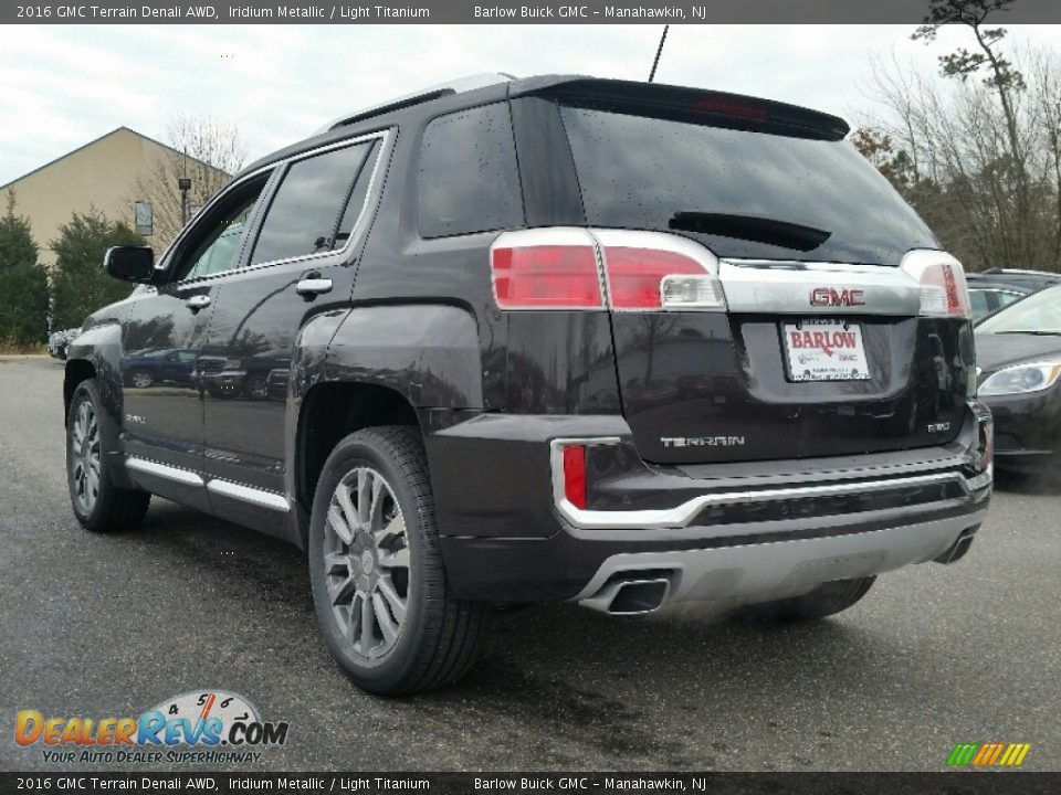 2016 GMC Terrain Denali AWD Iridium Metallic / Light Titanium Photo #4