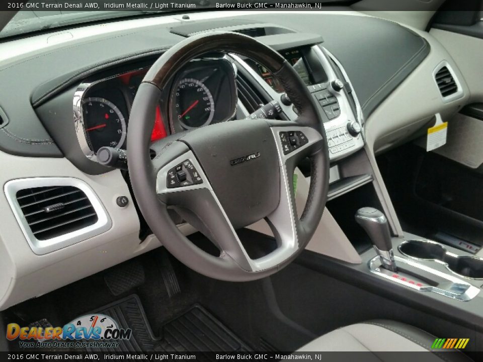 Light Titanium Interior - 2016 GMC Terrain Denali AWD Photo #8