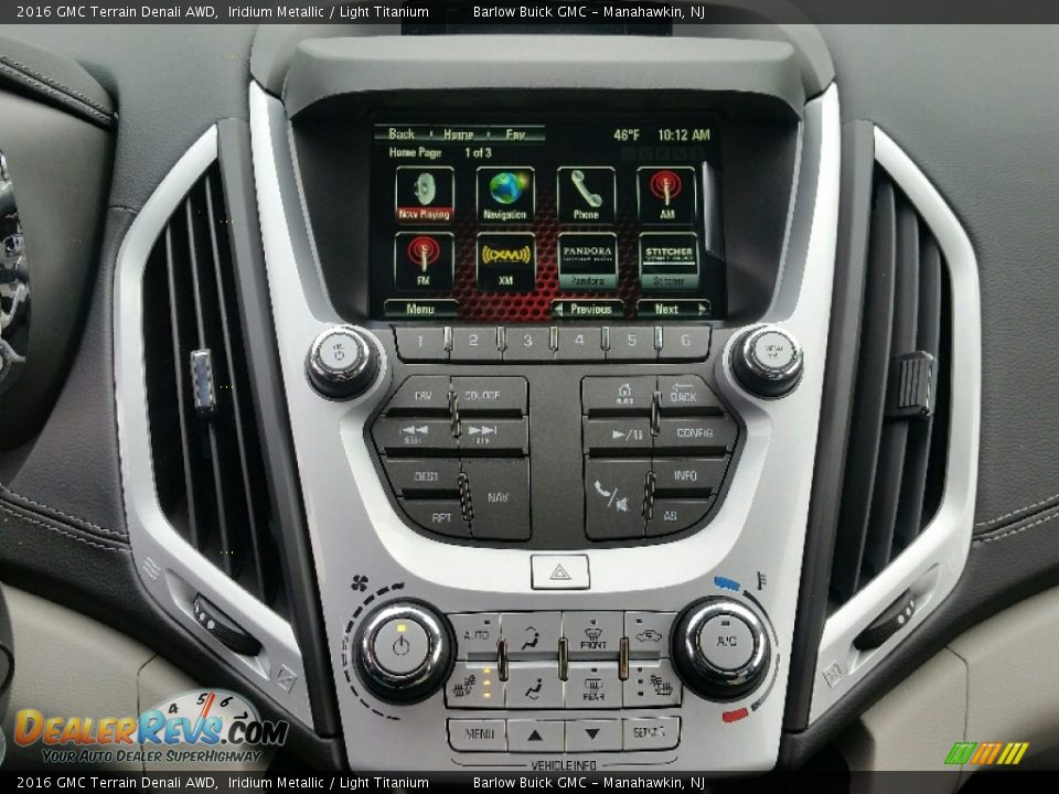 Controls of 2016 GMC Terrain Denali AWD Photo #9