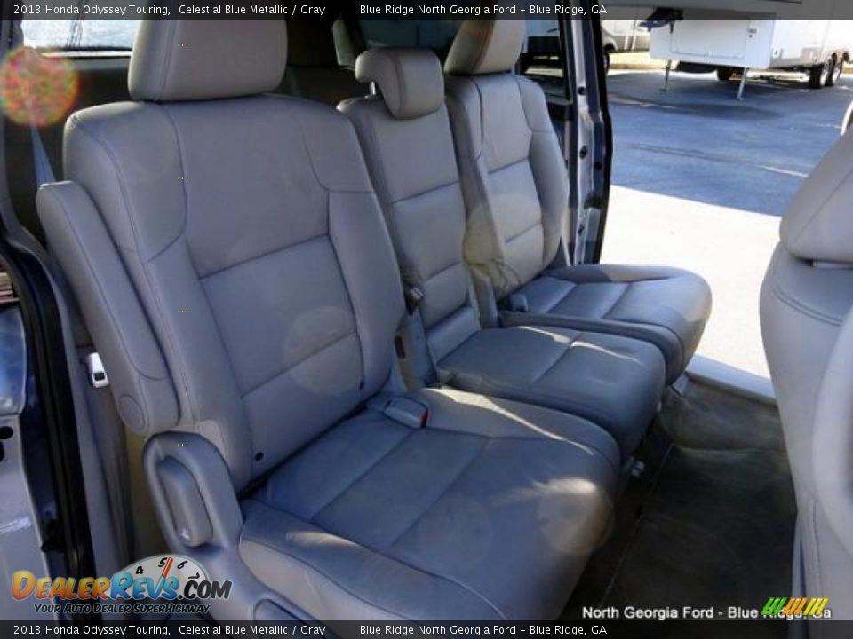2013 Honda Odyssey Touring Celestial Blue Metallic / Gray Photo #15