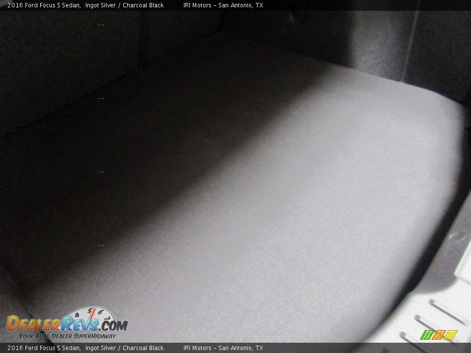 2016 Ford Focus S Sedan Ingot Silver / Charcoal Black Photo #12