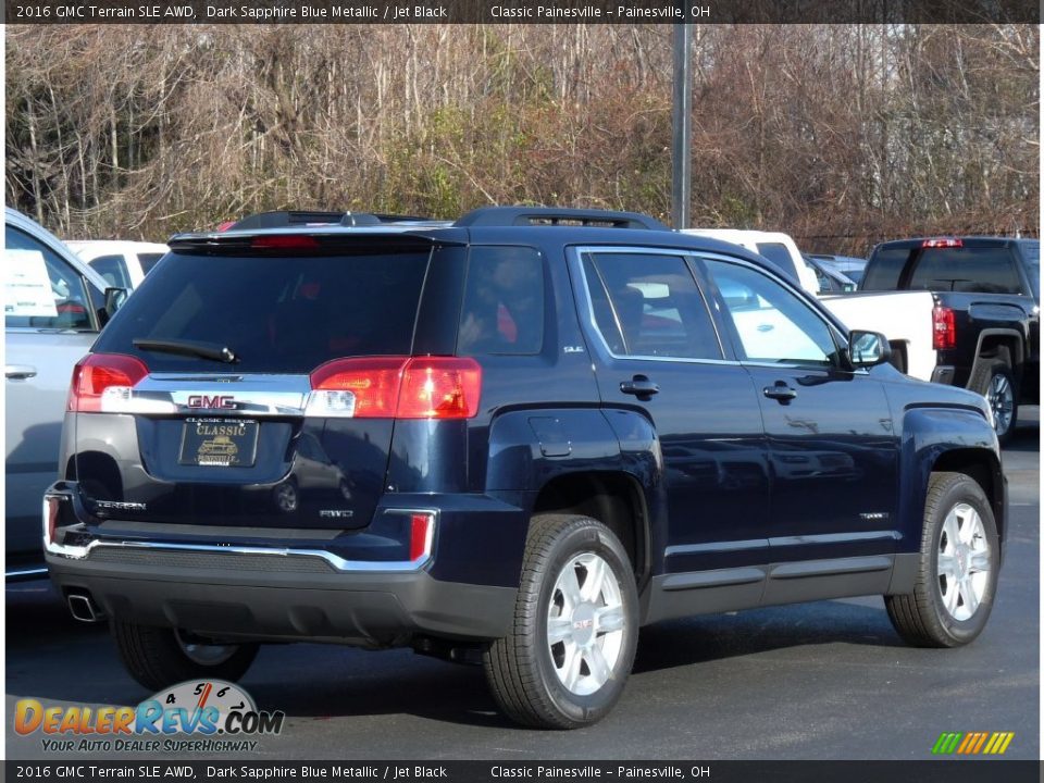 2016 GMC Terrain SLE AWD Dark Sapphire Blue Metallic / Jet Black Photo #2