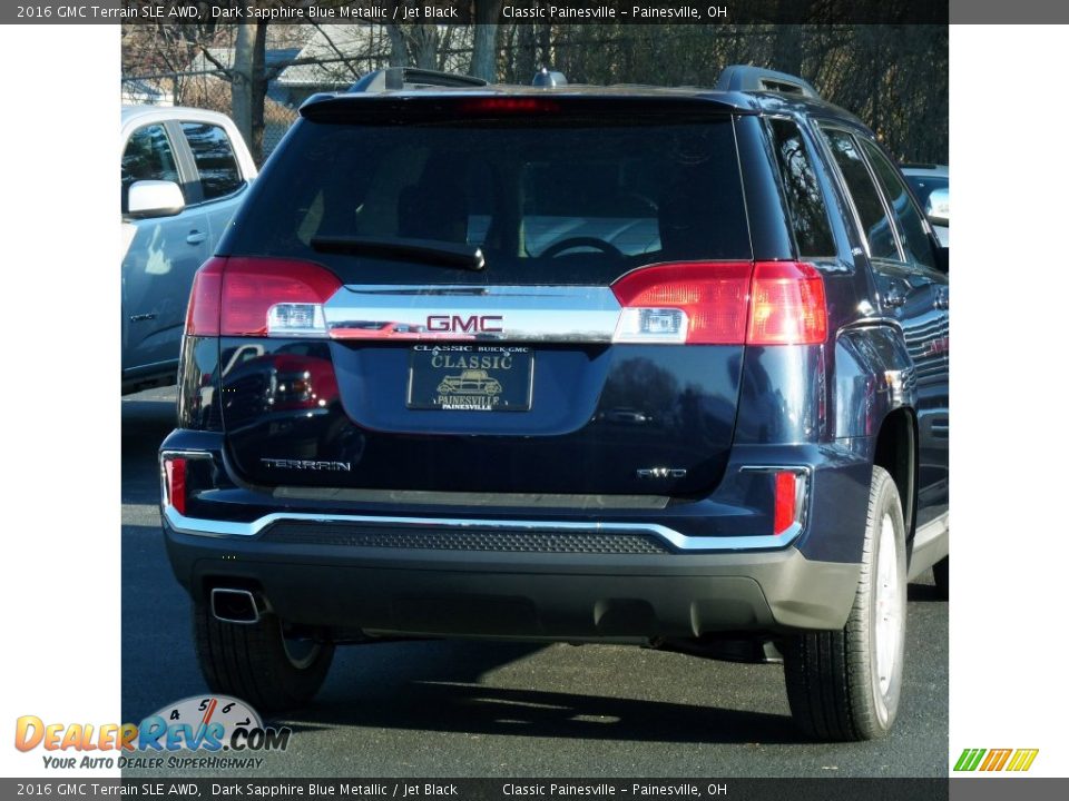 2016 GMC Terrain SLE AWD Dark Sapphire Blue Metallic / Jet Black Photo #3