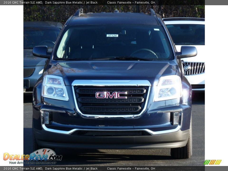 2016 GMC Terrain SLE AWD Dark Sapphire Blue Metallic / Jet Black Photo #4