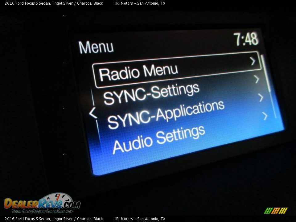 2016 Ford Focus S Sedan Ingot Silver / Charcoal Black Photo #19