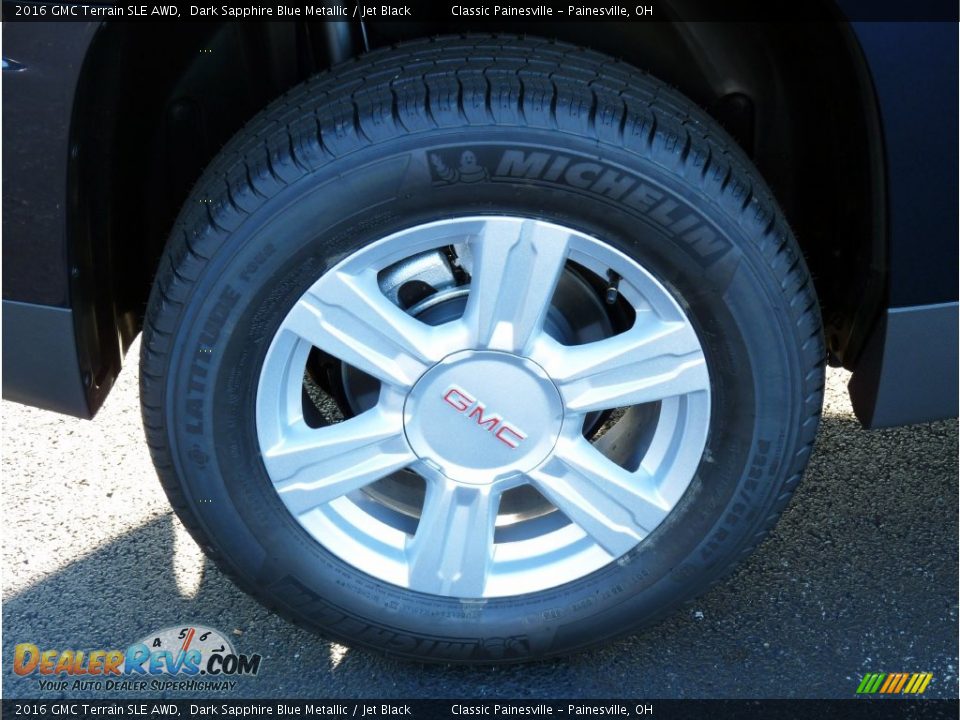 2016 GMC Terrain SLE AWD Dark Sapphire Blue Metallic / Jet Black Photo #5