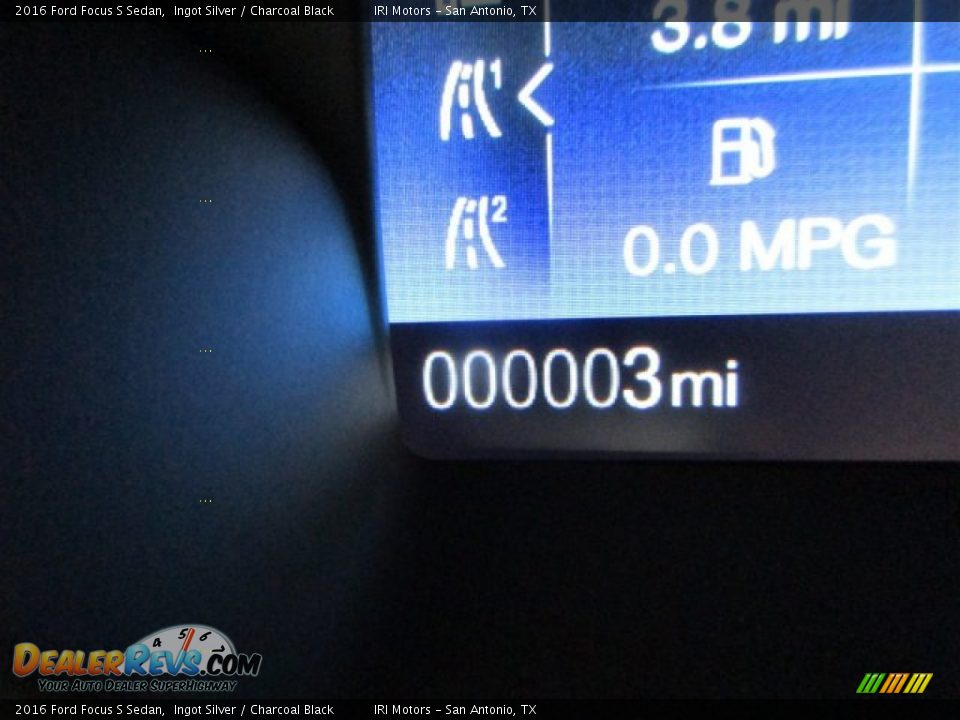 2016 Ford Focus S Sedan Ingot Silver / Charcoal Black Photo #21