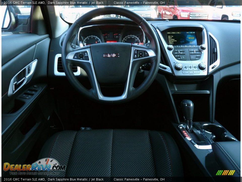 2016 GMC Terrain SLE AWD Dark Sapphire Blue Metallic / Jet Black Photo #6