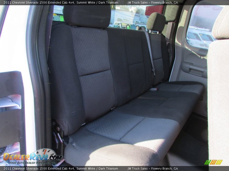 2011 Chevrolet Silverado 1500 Extended Cab 4x4 Summit White / Dark Titanium Photo #36