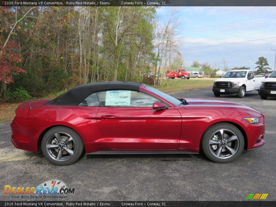 Ruby Red Metallic 2016 Ford Mustang V6 Convertible Photo #2