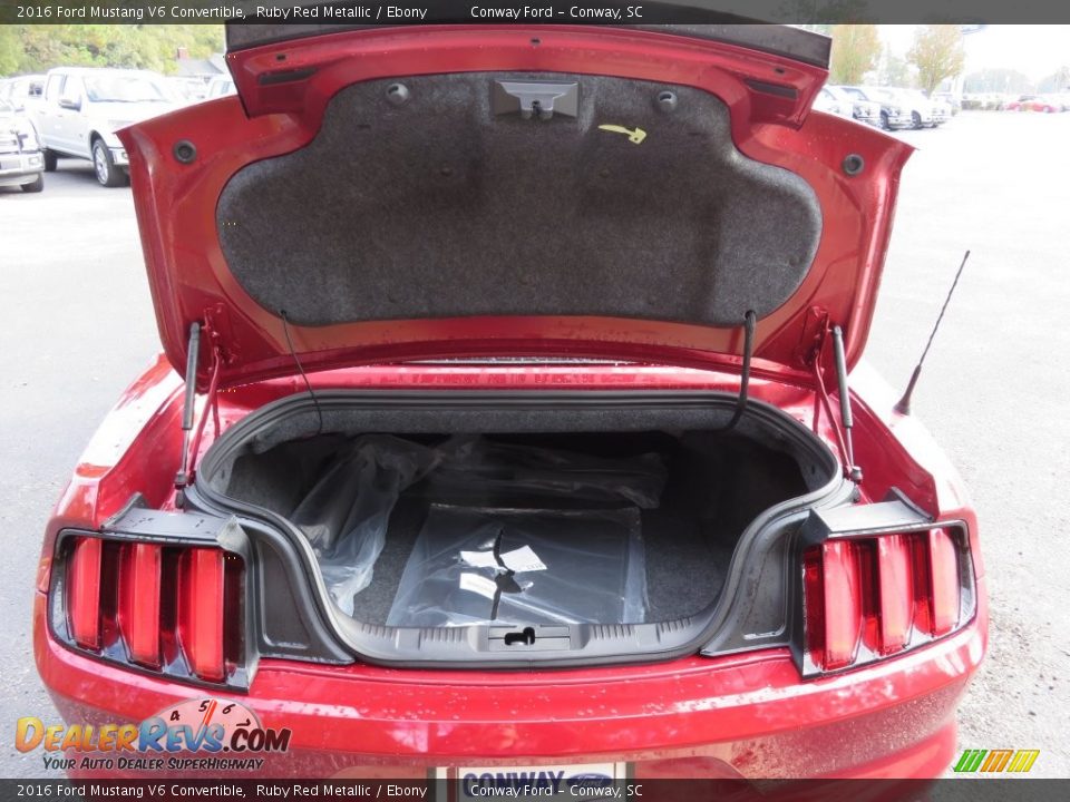 2016 Ford Mustang V6 Convertible Ruby Red Metallic / Ebony Photo #9