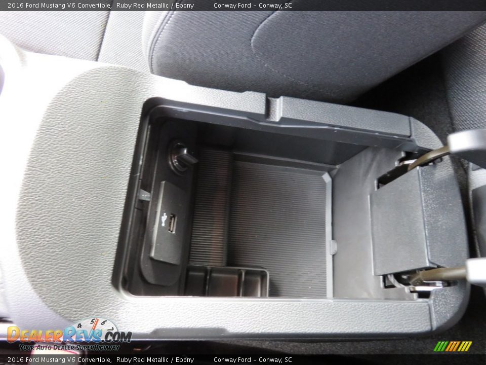 2016 Ford Mustang V6 Convertible Ruby Red Metallic / Ebony Photo #19