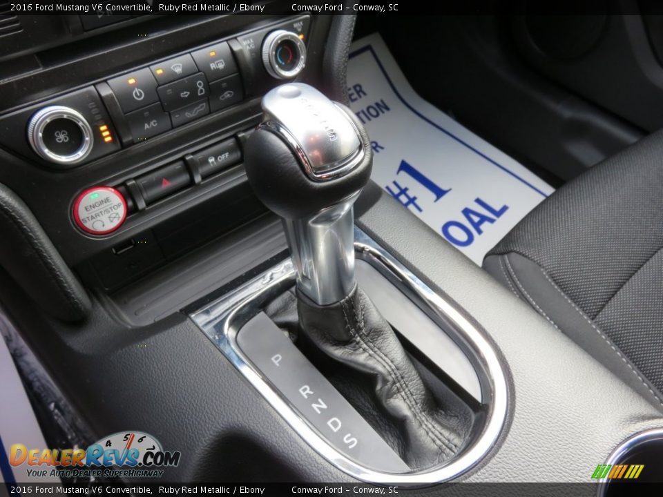 2016 Ford Mustang V6 Convertible Shifter Photo #21