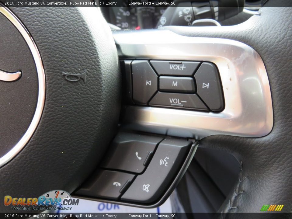 Controls of 2016 Ford Mustang V6 Convertible Photo #24